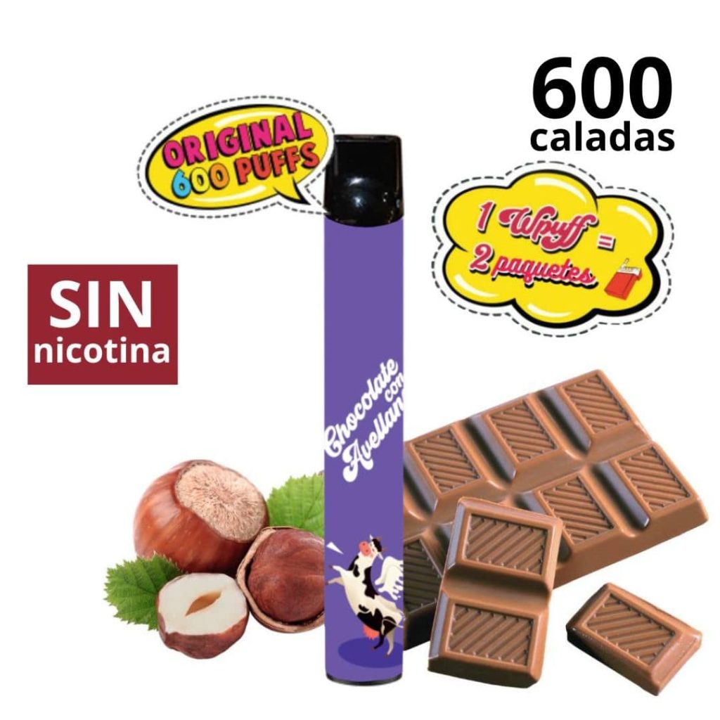 Pod desechable wpuff chocolate con avellanas